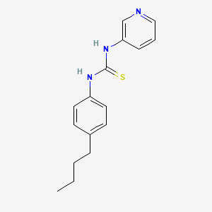 molecular formula C16H19N3S B4873876 1-(4-Butylphenyl)-3-pyridin-3-ylthiourea 