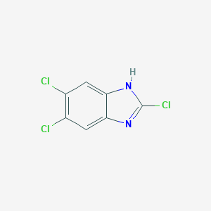 molecular formula C7H3Cl3N2 B048740 2,5,6-三氯-1H-苯并咪唑 CAS No. 16865-11-5