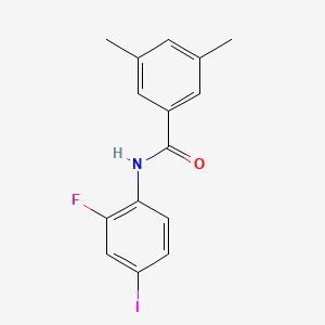 molecular formula C15H13FINO B4874106 N-(2-fluoro-4-iodophenyl)-3,5-dimethylbenzamide 