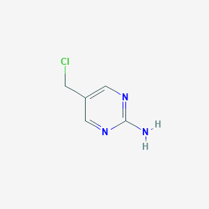 molecular formula C5H6ClN3 B048751 2-氨基-5-(氯甲基)嘧啶盐酸盐 CAS No. 120747-86-6