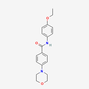 molecular formula C19H22N2O3 B4875151 N-(4-ethoxyphenyl)-4-(4-morpholinyl)benzamide 