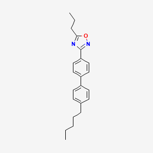 molecular formula C22H26N2O B4875191 3-(4'-Pentylbiphenyl-4-yl)-5-propyl-1,2,4-oxadiazole 
