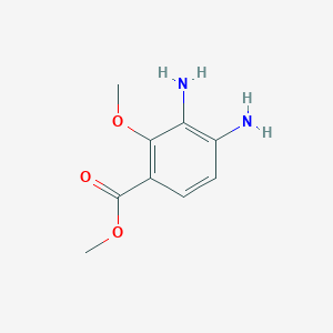 molecular formula C9H12N2O3 B048756 3,4-二氨基-2-甲氧基苯甲酸甲酯 CAS No. 538372-37-1