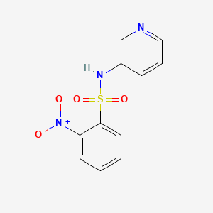 molecular formula C11H9N3O4S B4875890 2-nitro-N-(pyridin-3-yl)benzenesulfonamide 