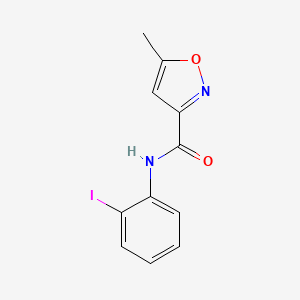 molecular formula C11H9IN2O2 B4875922 n-(2-Iodophenyl)-5-methylisoxazole-3-carboxamide 