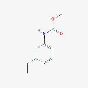 molecular formula C10H13NO2 B048760 Methyl N-(3-ethylphenyl)carbamate CAS No. 113932-82-4