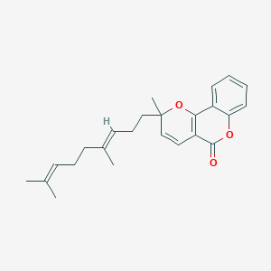 molecular formula C24H28O3 B048761 Ferprenin CAS No. 114727-96-7