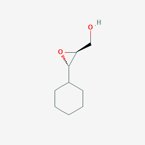molecular formula C9H16O2 B048763 (-)-(2S,3S)-2,3-epoxy-3-cyclohexyl-1-propanol CAS No. 115362-12-4