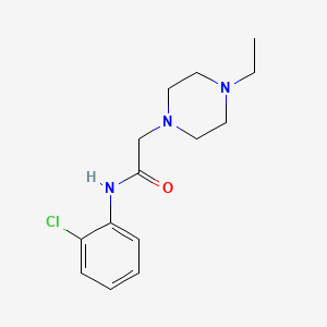 molecular formula C14H20ClN3O B4878406 N-(2-chlorophenyl)-2-(4-ethylpiperazin-1-yl)acetamide 