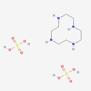 molecular formula C8H22N4O4S B048788 1,4,7,10-Tetraazacyclododecane sulfate CAS No. 112193-77-8