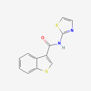molecular formula C12H8N2OS2 B4878826 N-(1,3-thiazol-2-yl)-1-benzothiophene-3-carboxamide 