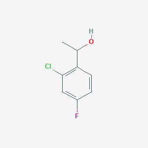 molecular formula C8H8ClFO B048790 1-(2-Chloro-4-fluorophenyl)ethanol CAS No. 112108-68-6
