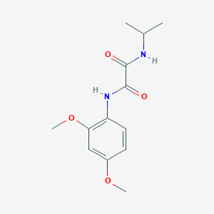 molecular formula C13H18N2O4 B4879179 N-(2,4-dimethoxyphenyl)-N'-(propan-2-yl)ethanediamide 