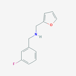 (3-Fluoro-benzyl)-furan-2-ylmethyl-amine