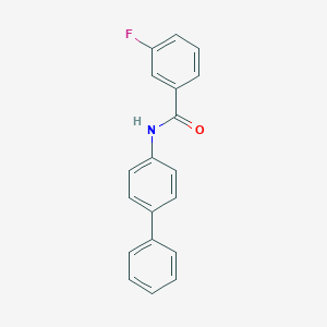 molecular formula C19H14FNO B488004 N-[1,1'-biphenyl]-4-yl-3-fluorobenzamide CAS No. 824417-73-4