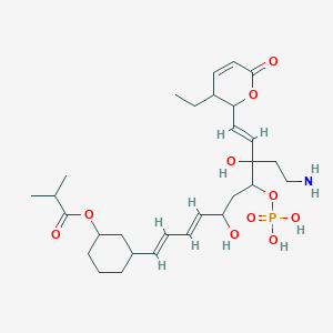 molecular formula C29H46NO10P B048804 Phoslactomycin A CAS No. 122856-25-1