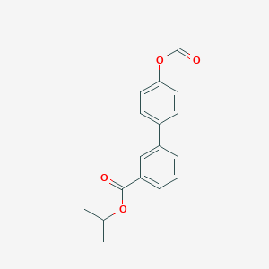 molecular formula C18H18O4 B4880661 Propan-2-yl 3-(4-acetyloxyphenyl)benzoate 