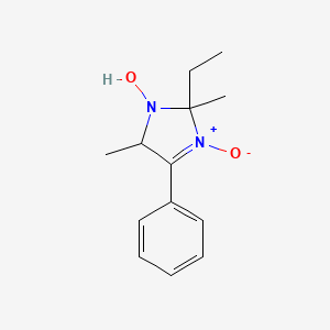 molecular formula C13H18N2O2 B4880693 2-Ethyl-1-hydroxy-2,5-dimethyl-4-phenyl-2,5-dihydro-1H-imidazol-3-ium-3-olate 