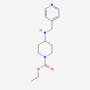 molecular formula C14H21N3O2 B4880795 Ethyl 4-(pyridin-4-ylmethylamino)piperidine-1-carboxylate 