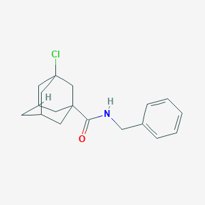 molecular formula C18H22ClNO B4880973 N-benzyl-3-chloroadamantane-1-carboxamide 