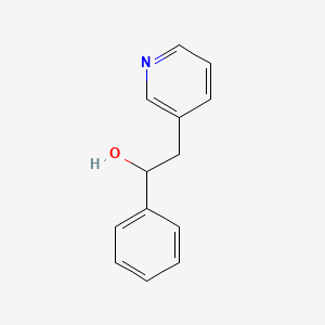 molecular formula C13H13NO B4881592 1-Phenyl-2-pyridin-3-ylethanol CAS No. 6312-10-3