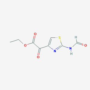 Ethyl 2-(2-formamidothiazol-4-yl)-2-oxoacetate