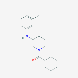 molecular formula C20H30N2O B4882026 Cyclohexyl-[3-(3,4-dimethylanilino)piperidin-1-yl]methanone 