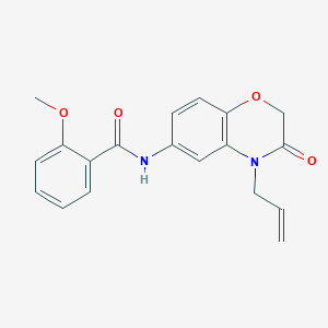N-(4-allyl-3-oxo-3,4-dihydro-2H-1,4-benzoxazin-6-yl)-2-methoxybenzamide