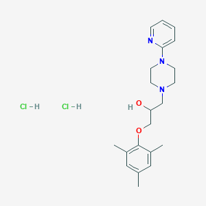 1-(mesityloxy)-3-[4-(2-pyridinyl)-1-piperazinyl]-2-propanol dihydrochloride