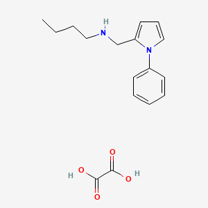 N-[(1-phenyl-1H-pyrrol-2-yl)methyl]-1-butanamine oxalate