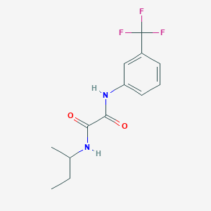 molecular formula C13H15F3N2O2 B4882473 N'-butan-2-yl-N-[3-(trifluoromethyl)phenyl]oxamide CAS No. 5378-86-9