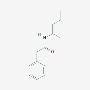 molecular formula C13H19NO B4882619 N-(pentan-2-yl)-2-phenylacetamide 