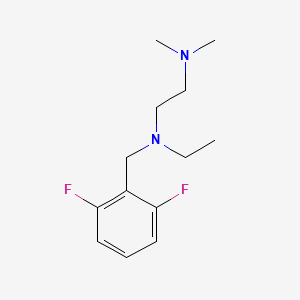 molecular formula C13H20F2N2 B4882852 N'-[(2,6-difluorophenyl)methyl]-N'-ethyl-N,N-dimethylethane-1,2-diamine 