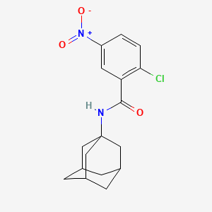 molecular formula C17H19ClN2O3 B4882875 N-(1-adamantyl)-2-chloro-5-nitrobenzamide CAS No. 85469-95-0