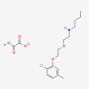 molecular formula C17H26ClNO6 B4883178 N-[2-[2-(2-chloro-5-methylphenoxy)ethoxy]ethyl]butan-1-amine;oxalic acid 