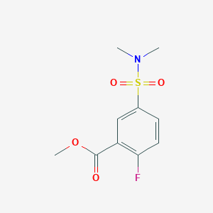 molecular formula C10H12FNO4S B4883200 Methyl 5-(dimethylsulfamoyl)-2-fluorobenzoate 