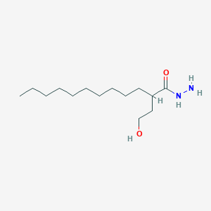 molecular formula C14H30N2O2 B4883246 2-(2-Hydroxyethyl)dodecanehydrazide 