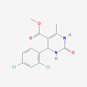 molecular formula C13H12Cl2N2O3 B4884507 Methyl 4-(2,4-dichlorophenyl)-6-methyl-2-oxo-1,2,3,4-tetrahydropyrimidine-5-carboxylate 