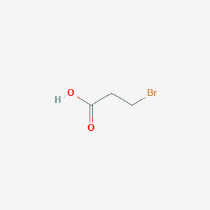 molecular formula C3H5BrO2 B048846 3-溴丙酸 CAS No. 590-92-1
