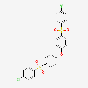 molecular formula C24H16Cl2O5S2 B4884709 Benzene, 1,1'-oxybis[4-[(4-chlorophenyl)sulfonyl]- CAS No. 29446-20-6