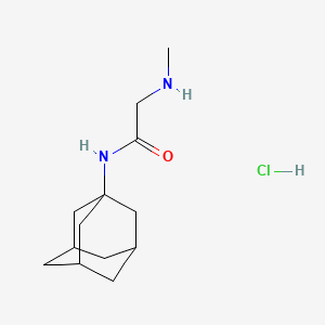 molecular formula C13H23ClN2O B4884969 N-(1-adamantyl)-2-(methylamino)acetamide;hydrochloride 