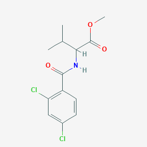 molecular formula C13H15Cl2NO3 B4885082 Methyl 2-[(2,4-dichlorobenzoyl)amino]-3-methylbutanoate 