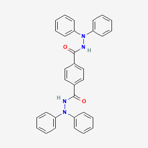 molecular formula C32H26N4O2 B4885119 N'~1~,N'~1~,N'~4~,N'~4~-tetraphenylbenzene-1,4-dicarbohydrazide CAS No. 7252-46-2