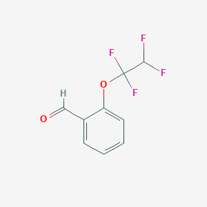 molecular formula C9H6F4O2 B048853 2-(1,1,2,2-四氟乙氧基)苯甲醛 CAS No. 85187-22-0