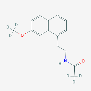 molecular formula C15H17NO2 B048854 Agomelatine-d6 