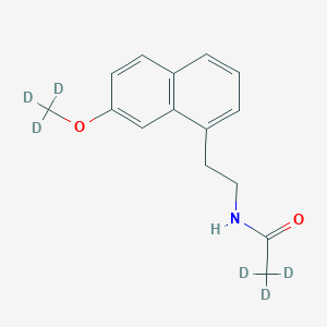 molecular formula C15H17NO2 B048854 Agomelatine-d6 CAS No. 1079389-42-6