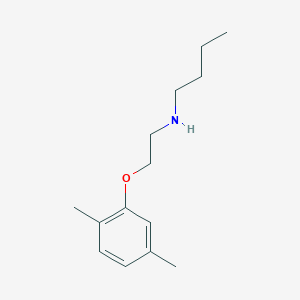 molecular formula C14H23NO B4885525 N-[2-(2,5-dimethylphenoxy)ethyl]butan-1-amine 