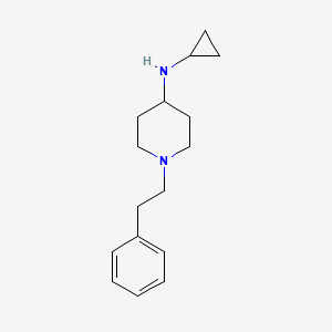 molecular formula C16H24N2 B4885776 N-cyclopropyl-1-(2-phenylethyl)-4-piperidinamine 