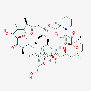 molecular formula C₅₂H₈₁NO₁₄ B048859 去甲埃维莫司（>80%） CAS No. 745779-75-3
