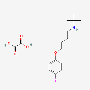 molecular formula C16H24INO5 B4885925 N-tert-butyl-4-(4-iodophenoxy)butan-1-amine;oxalic acid 